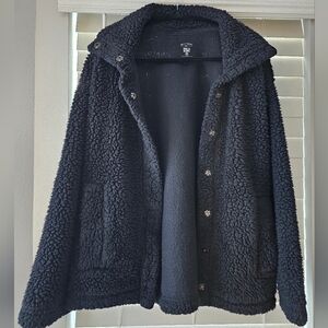 Cozy Black Sherpa Jacket